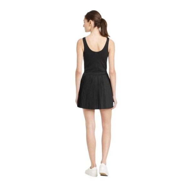 All In Motion Black Pleated Athletic Dress With Built-In Shorts XS - Picture 2 of 11